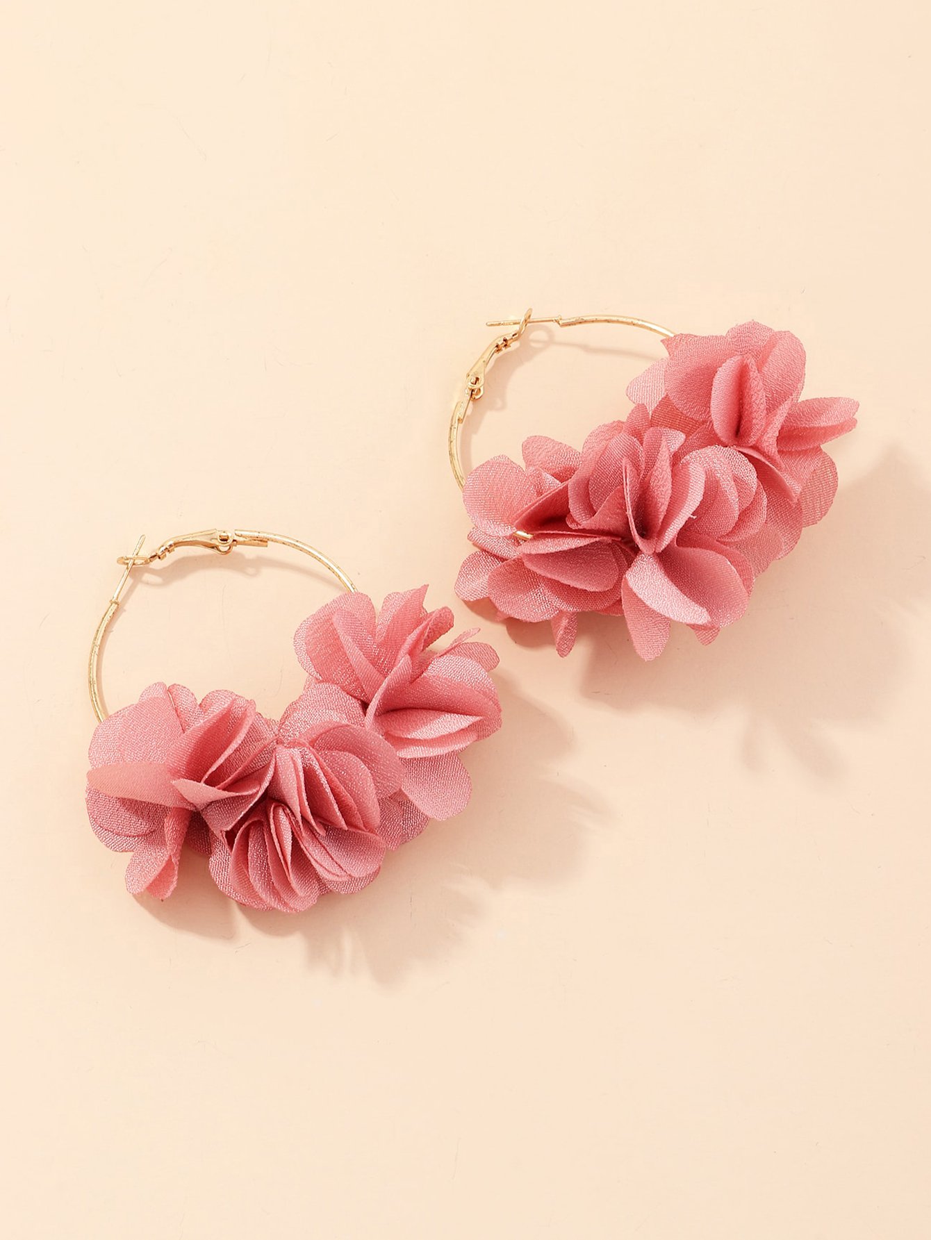 Petal Hoop Earrings