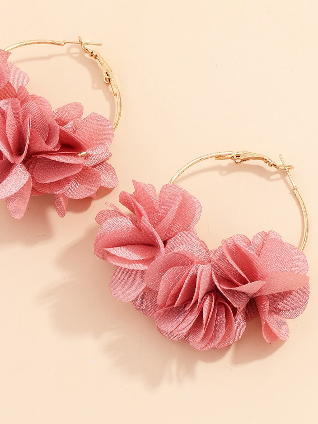 Petal Hoop Earrings