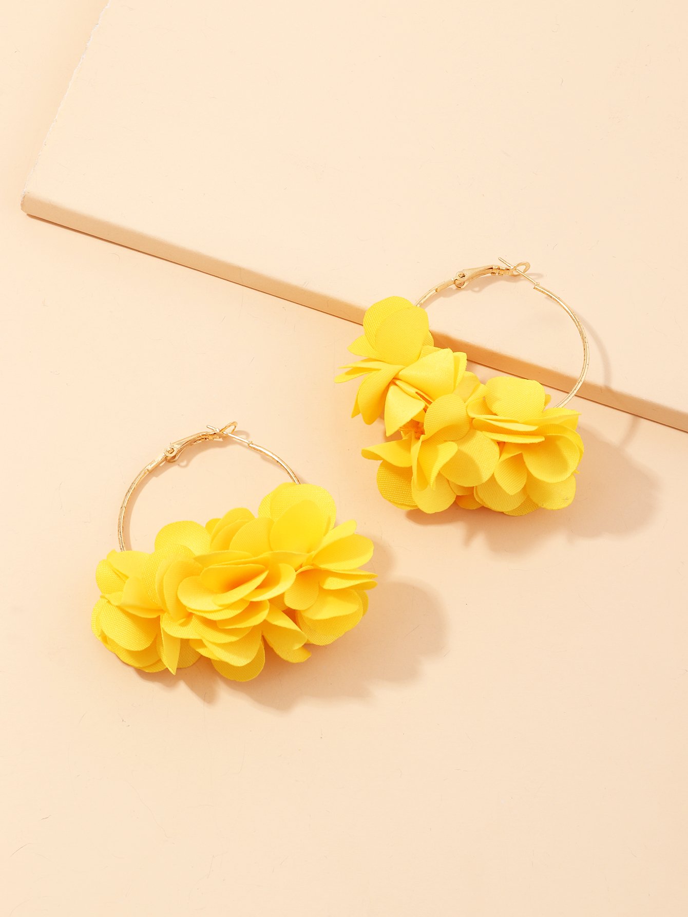 Petal Hoop Earrings