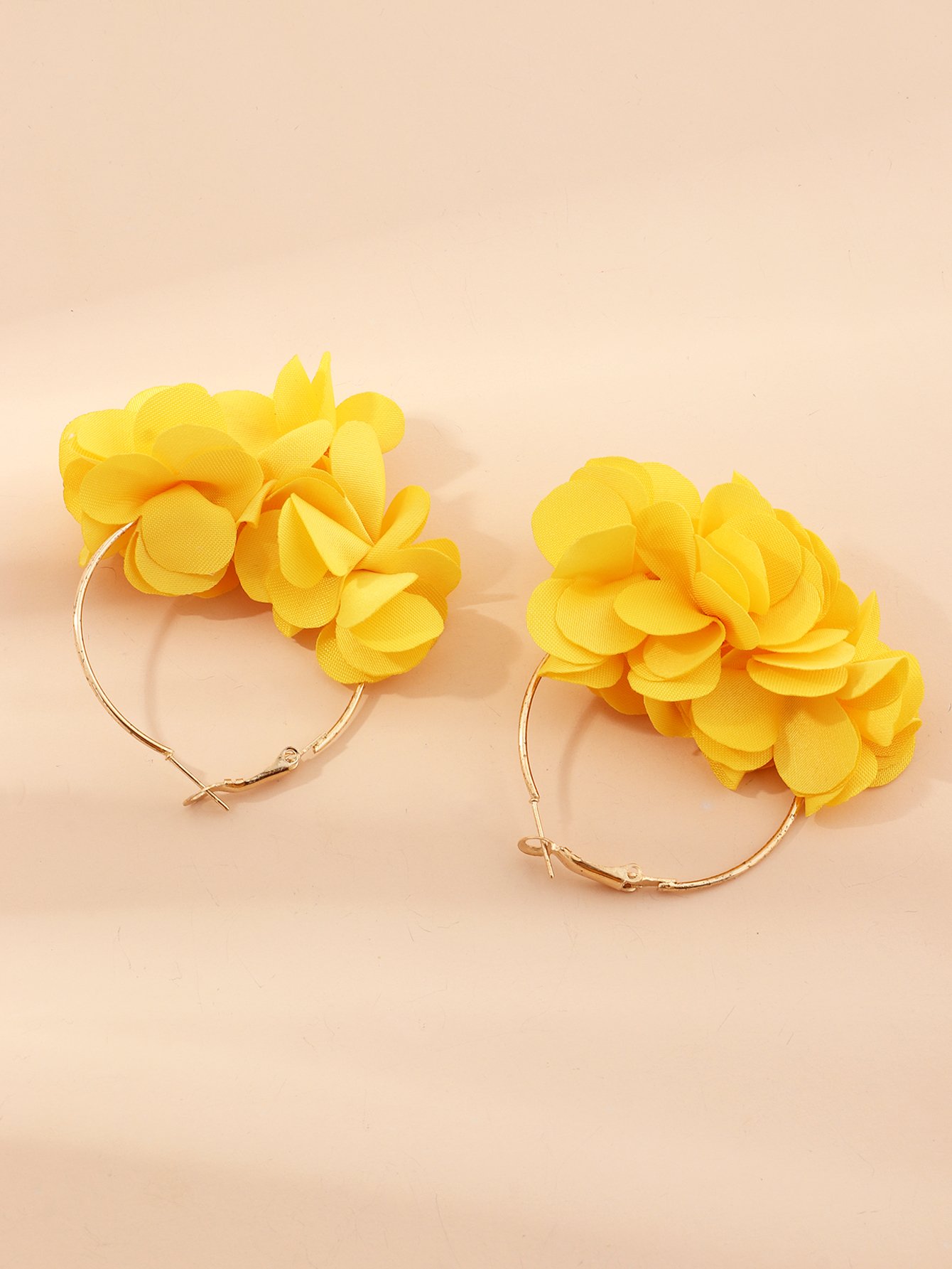 Petal Hoop Earrings