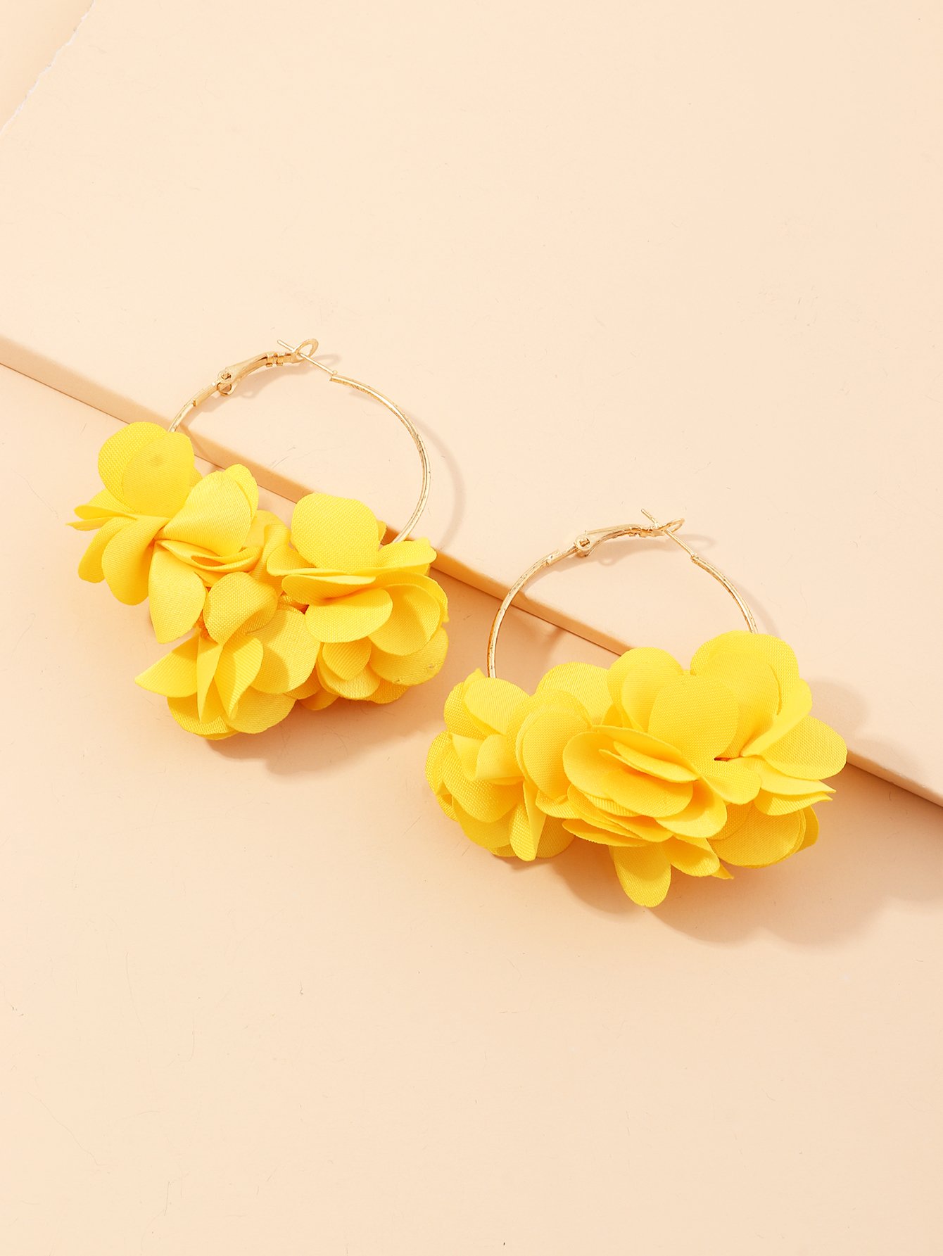Petal Hoop Earrings