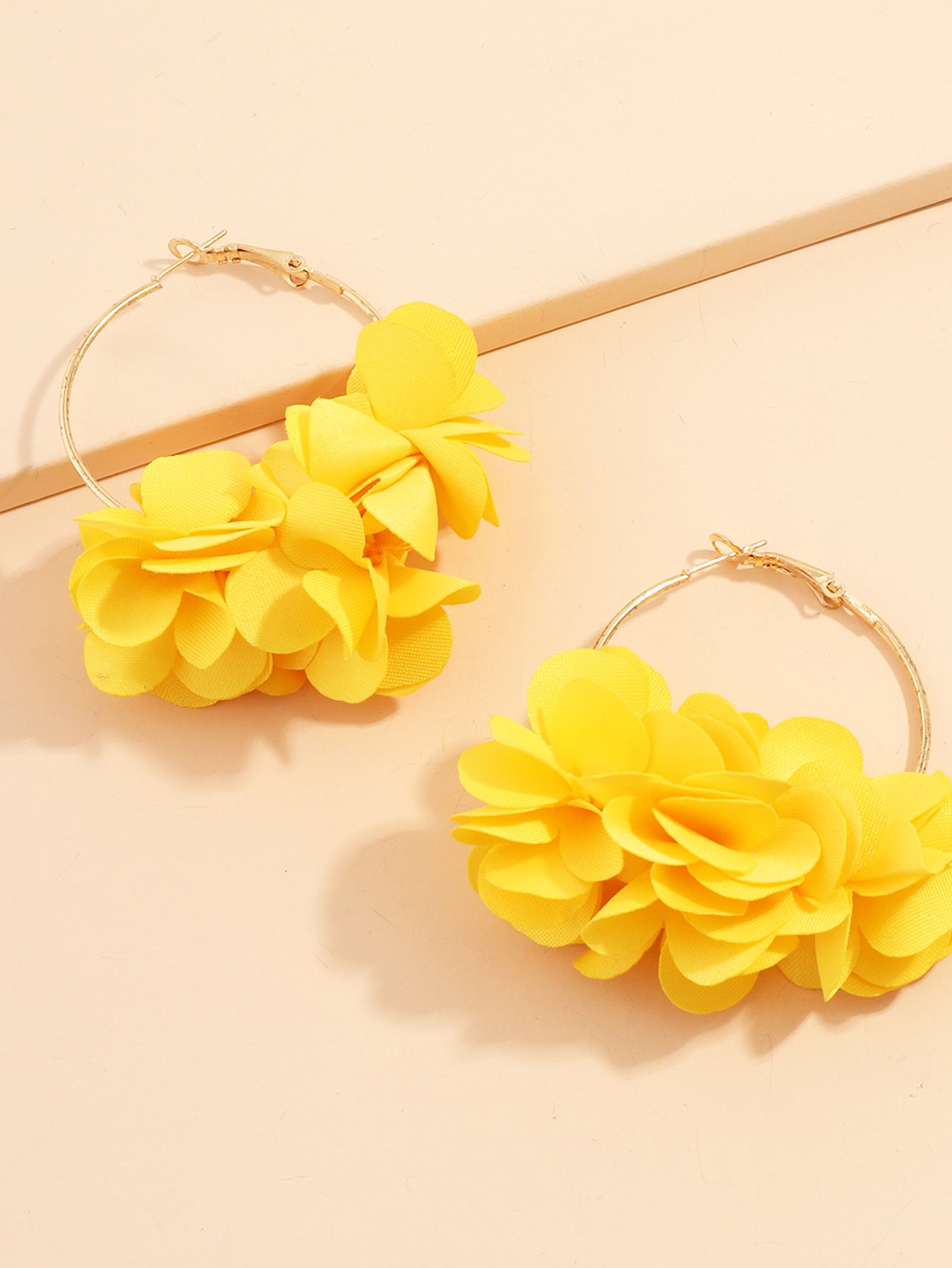 Petal Hoop Earrings