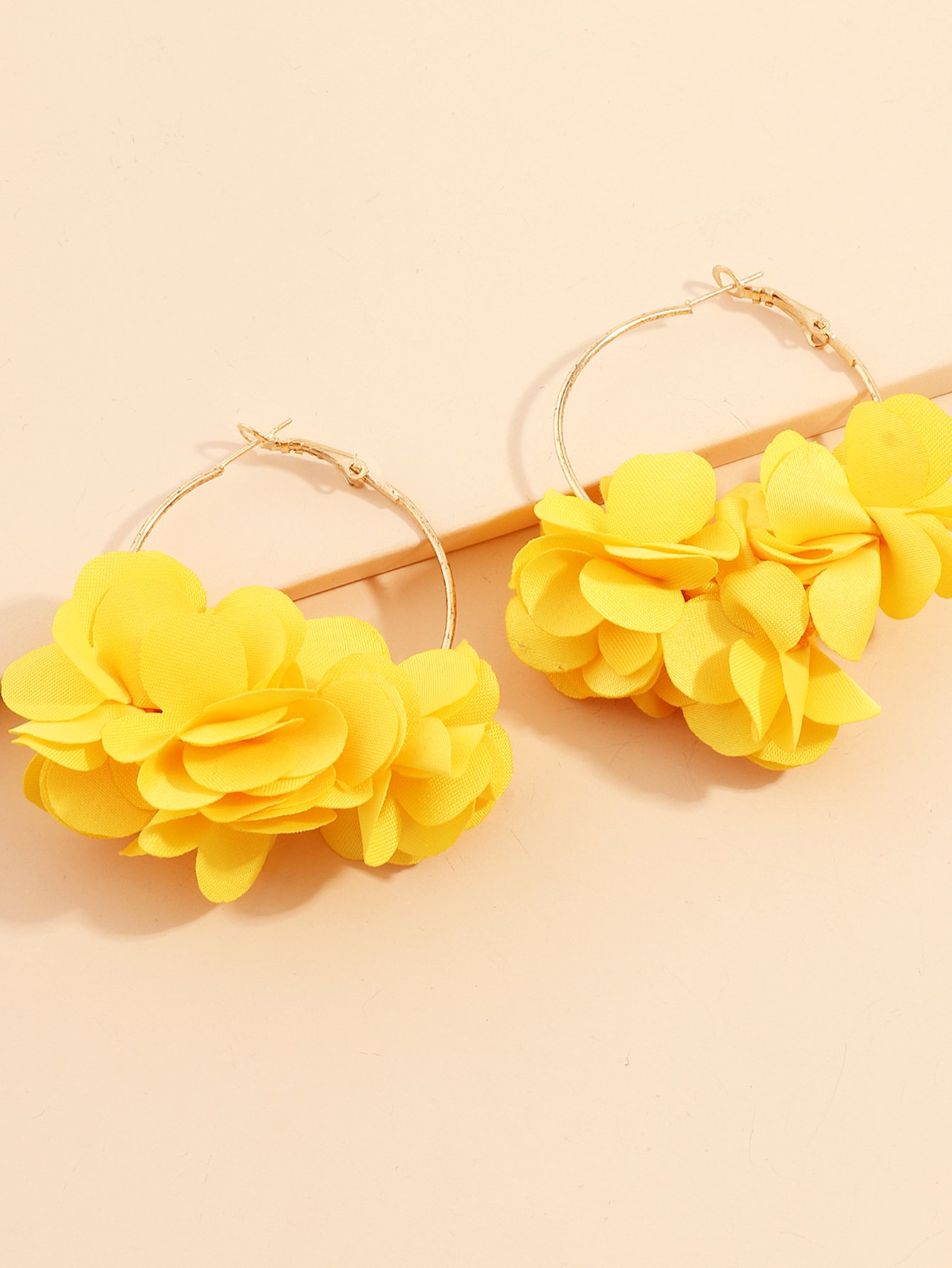 Petal Hoop Earrings