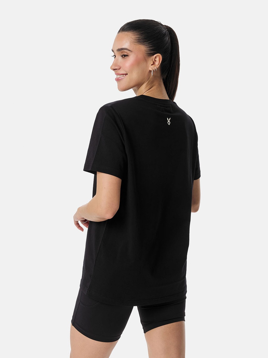 Black Signature Circular Logo T-Shirt