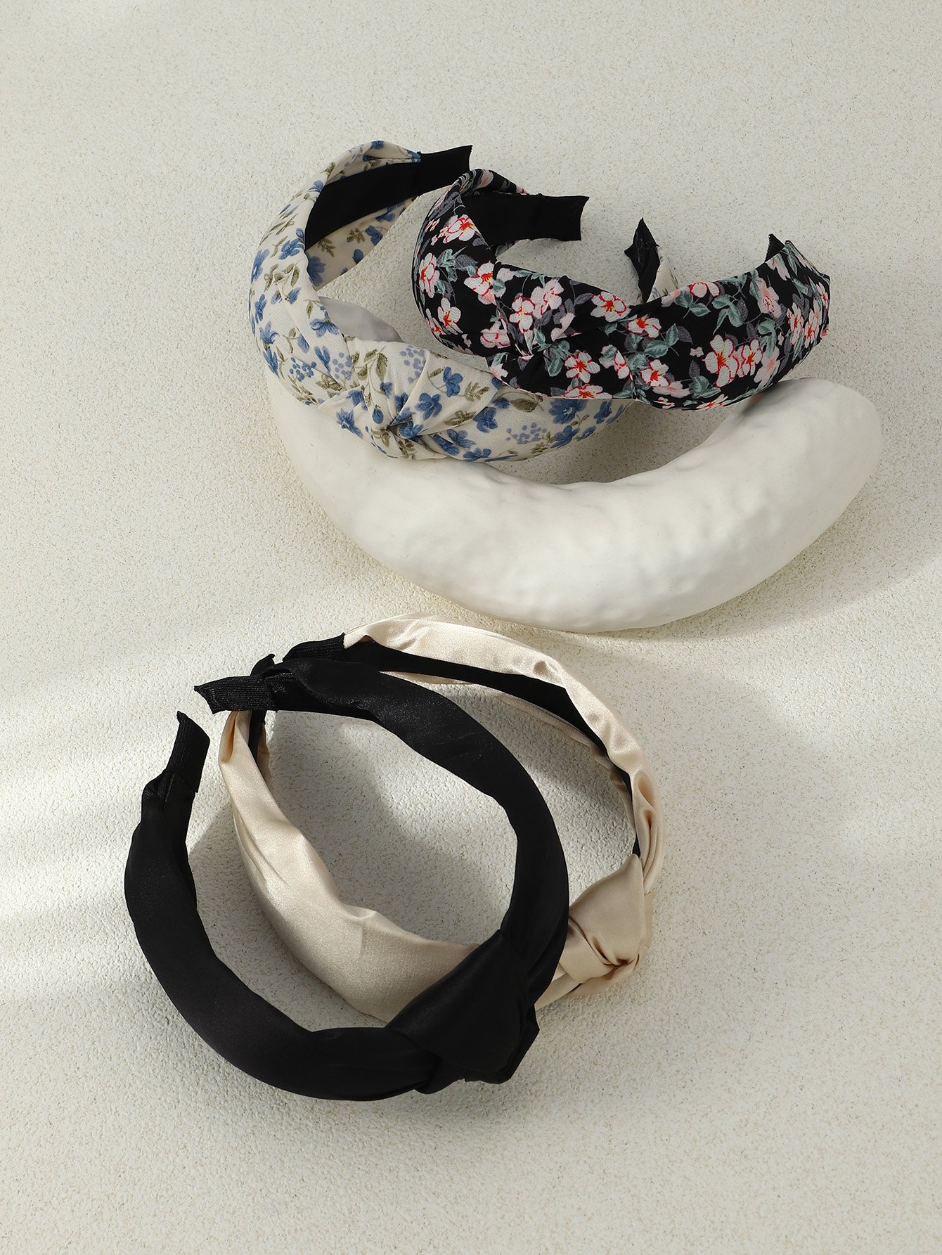 Set of 4 - Floral Print Hairband