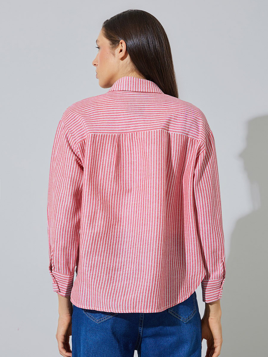 Pack of 2 - Striped Long Sleeve Shirt and Tank Set