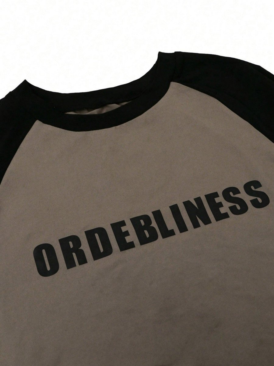 Loose Fit Graphic Raglan T-Shirt