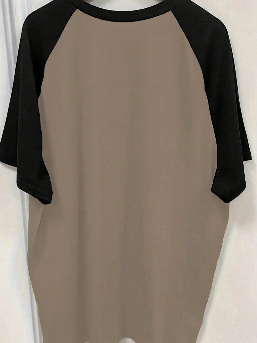 Loose Fit Graphic Raglan T-Shirt