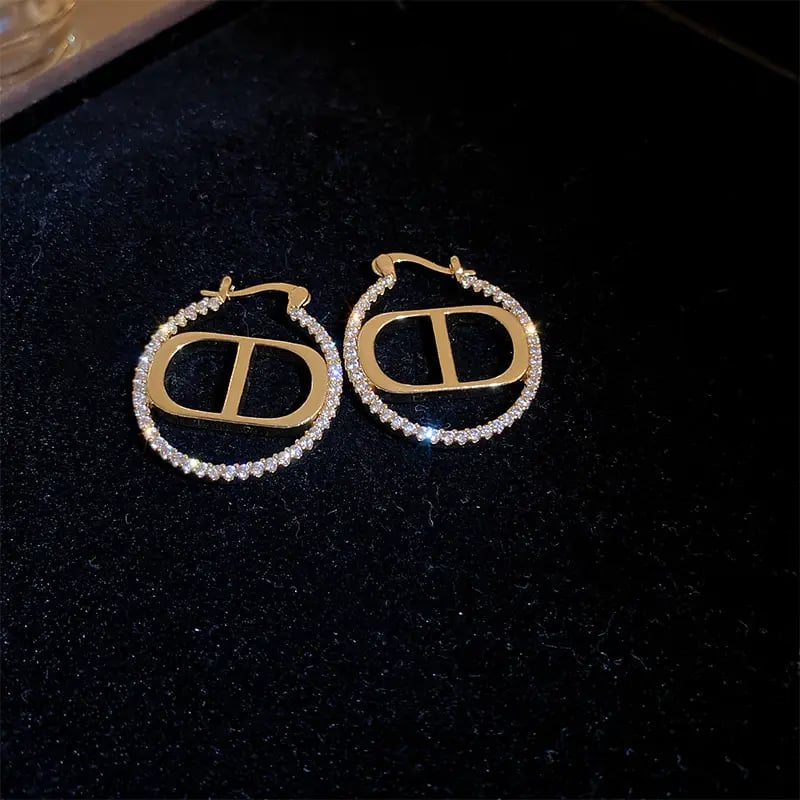 Embellished Hoop Earrings