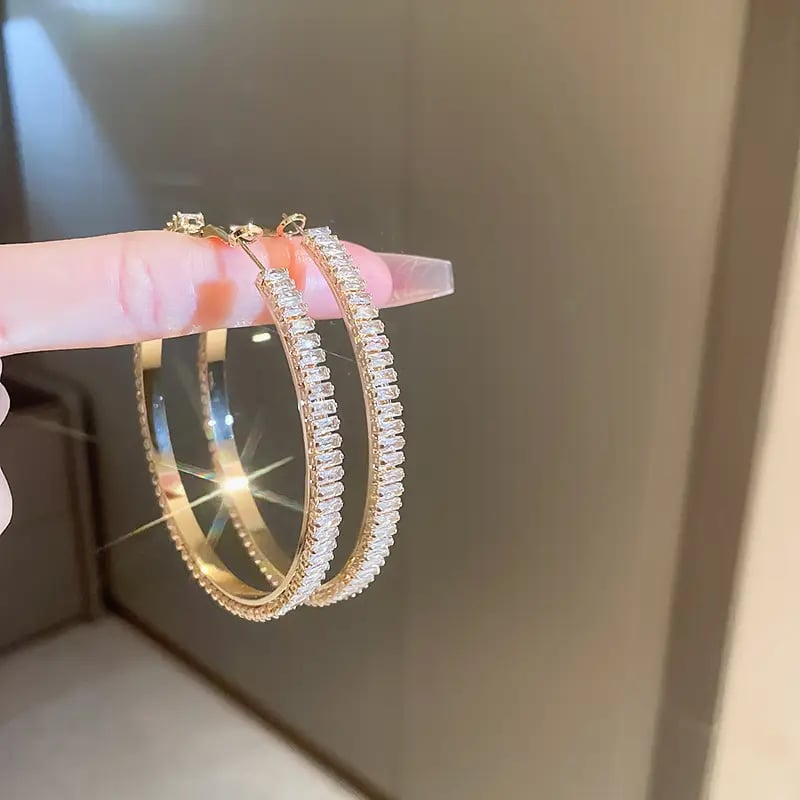 Embellished Hoop Earrings