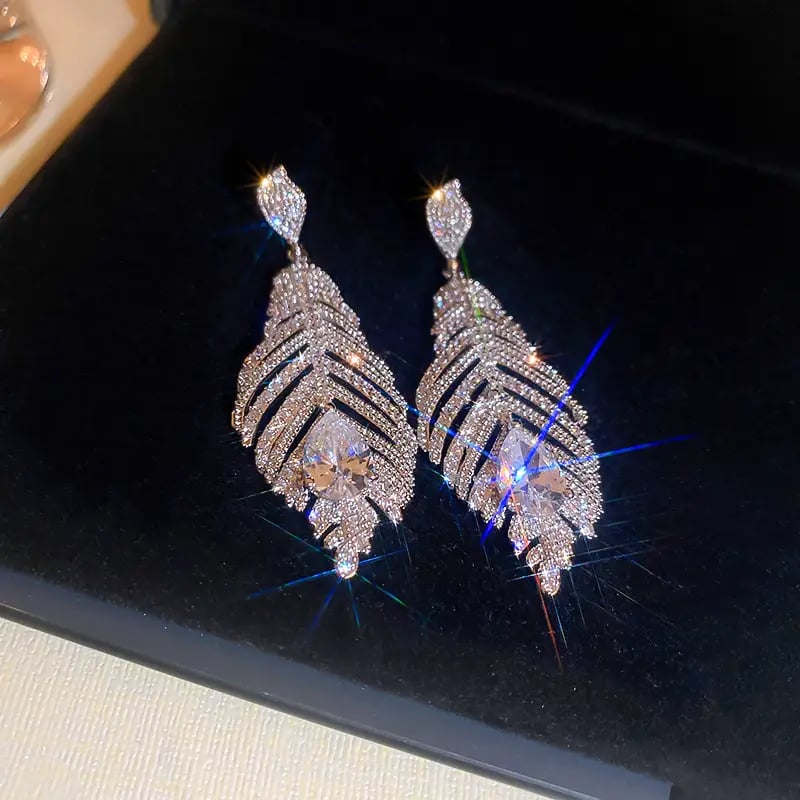 Embellished Teardrop Earrings