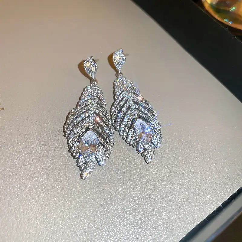 Embellished Teardrop Earrings