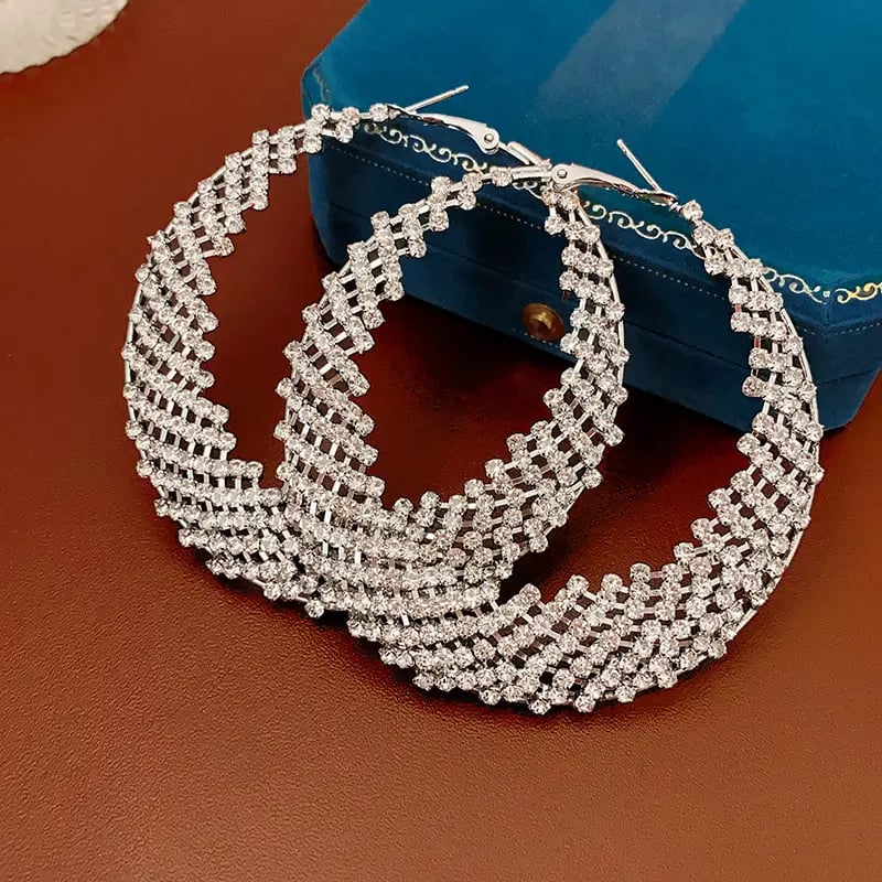 Embellished Hoop Earrings