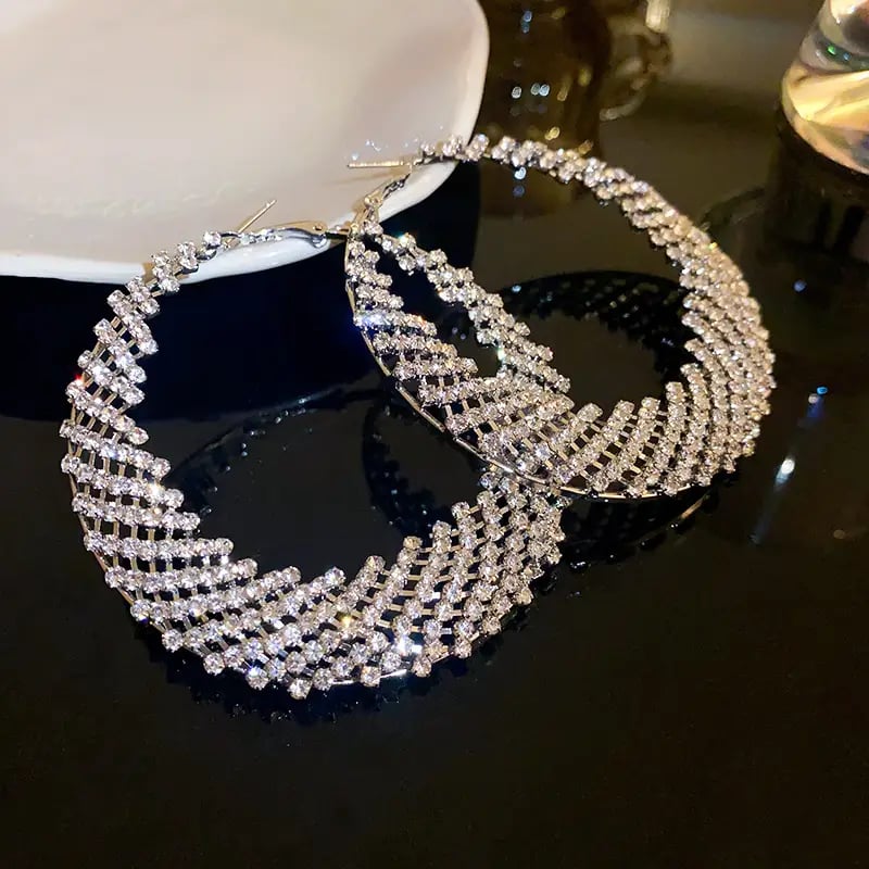 Embellished Hoop Earrings