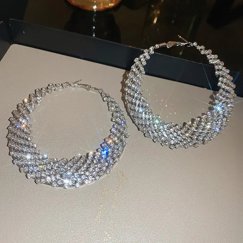 Embellished Hoop Earrings