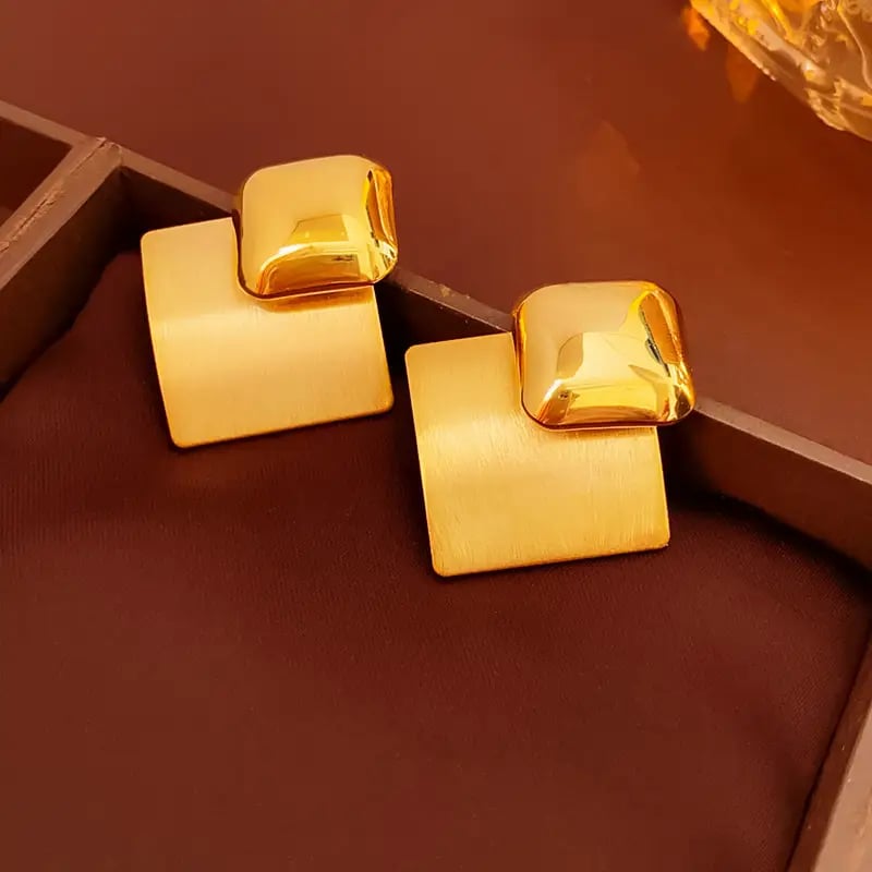 Geometric Stud Earrings
