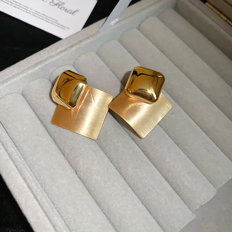 Geometric Stud Earrings