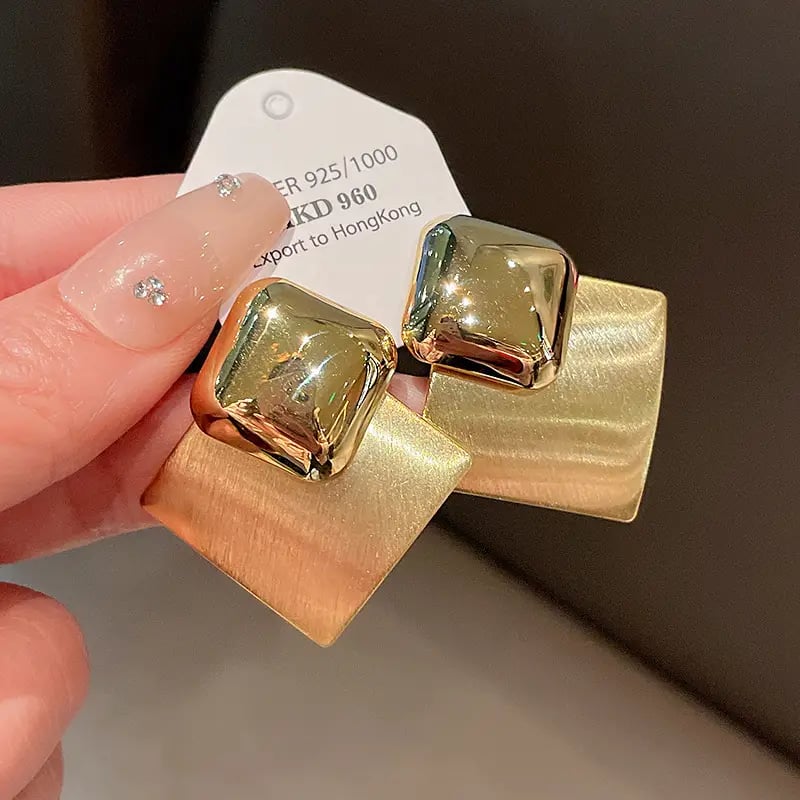 Geometric Stud Earrings