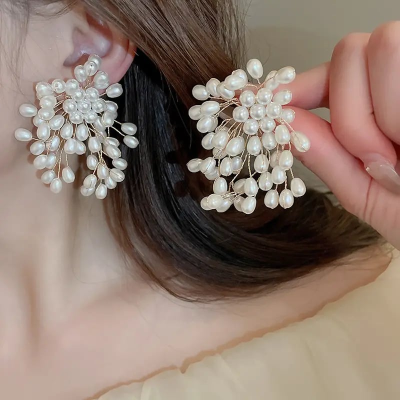 Pearl Waterfall Earrings