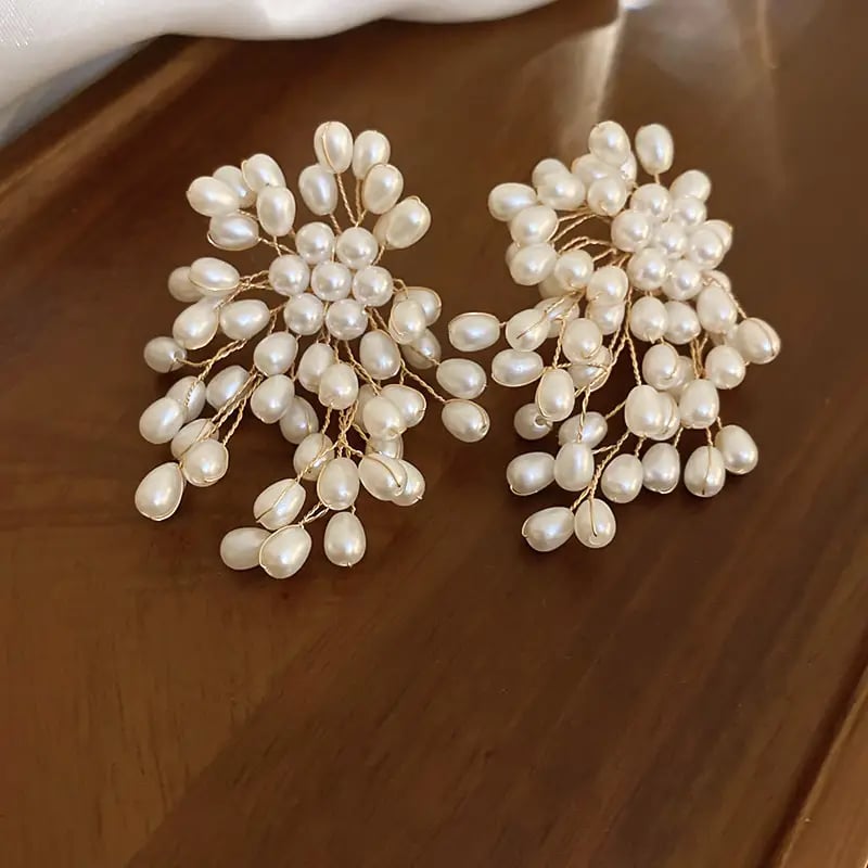 Pearl Waterfall Earrings