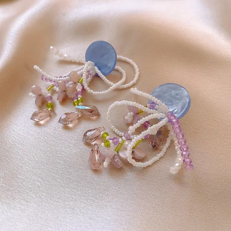 Drop Beaded Earrings