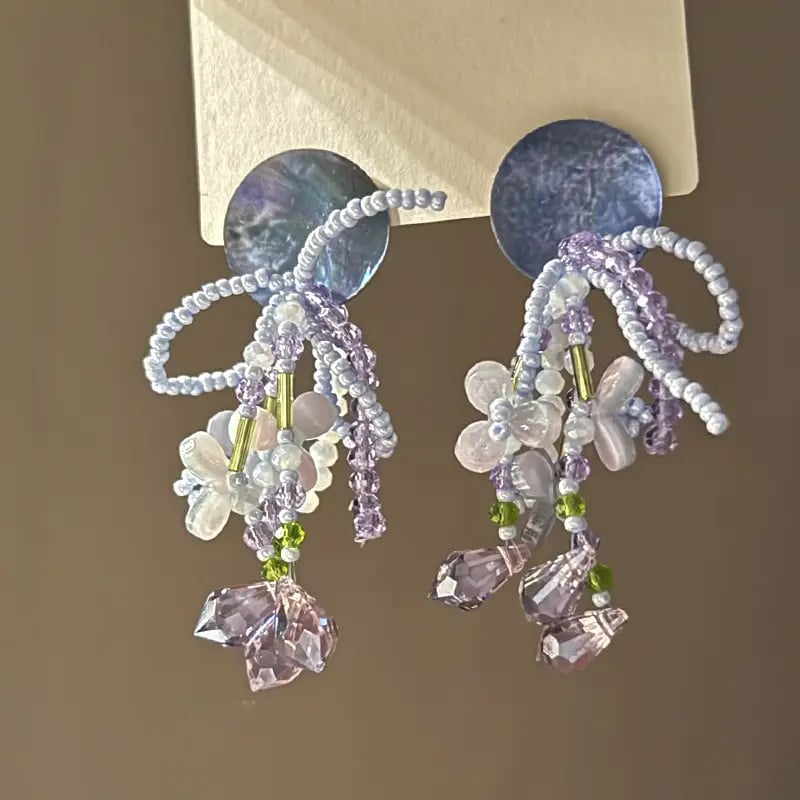Drop Beaded Earrings