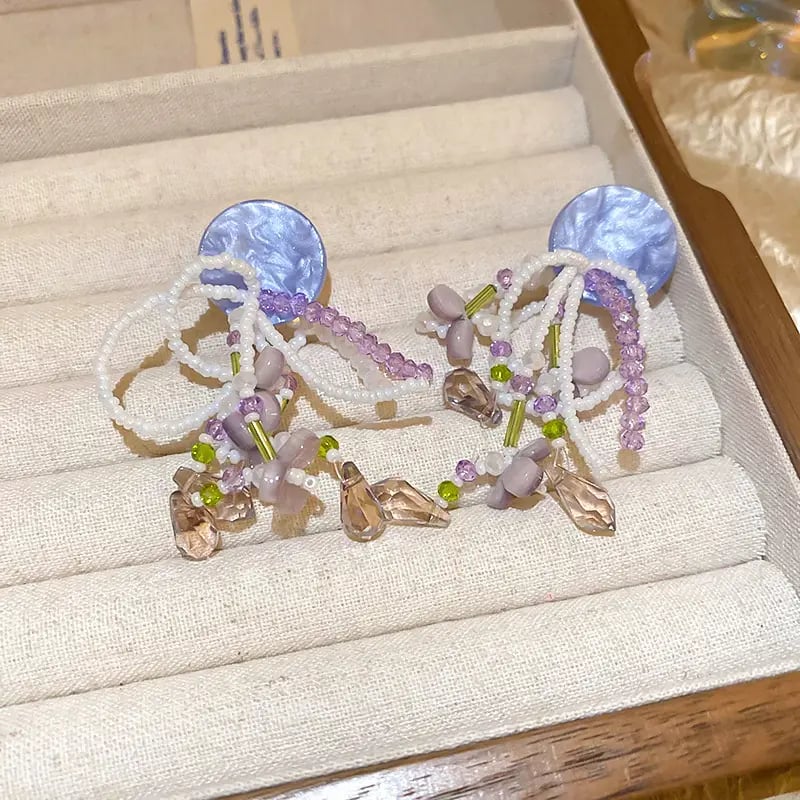 Drop Beaded Earrings