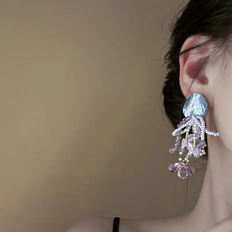 Drop Beaded Earrings