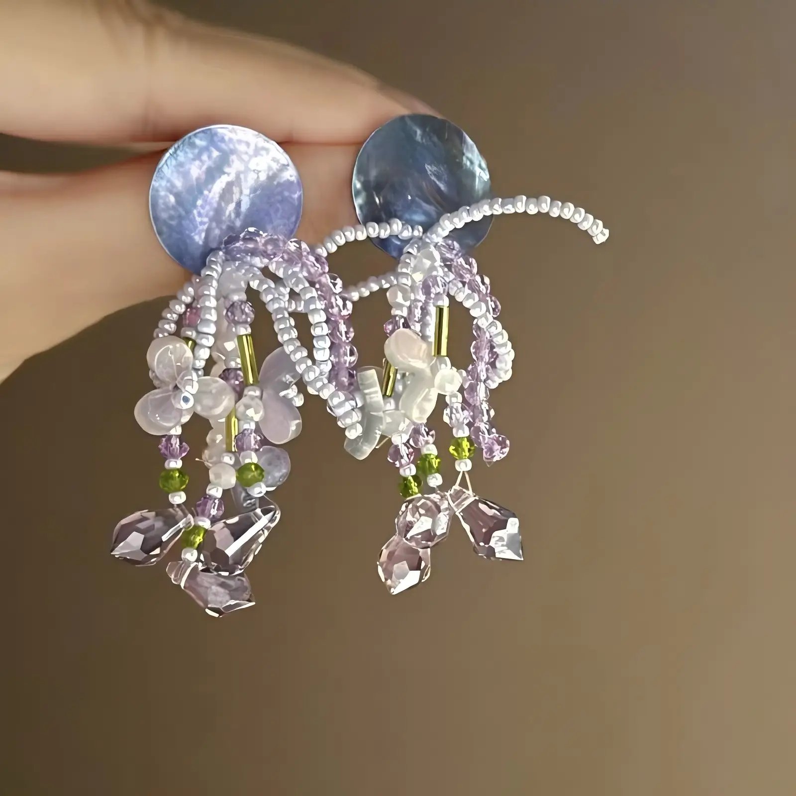 Drop Beaded Earrings