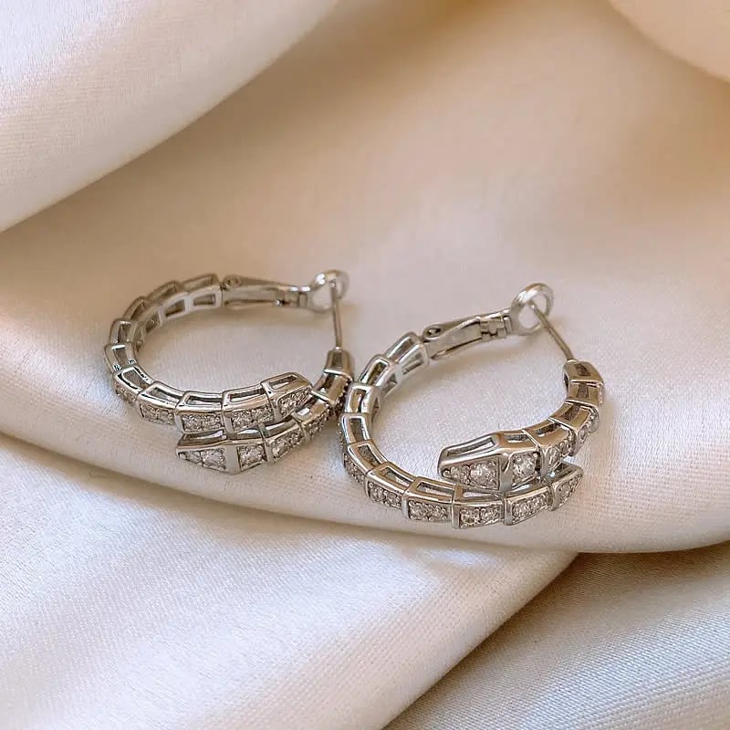 Embellished Hoop Earrings