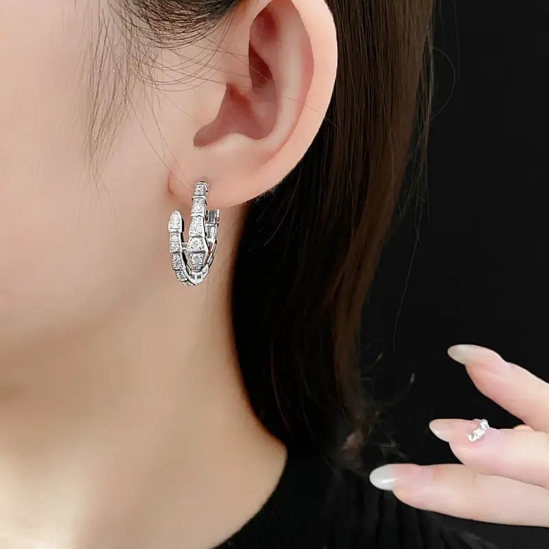 Embellished Hoop Earrings