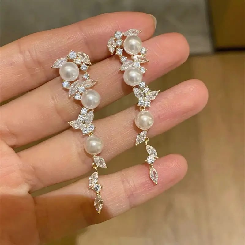 Pearl Dangle Earrings
