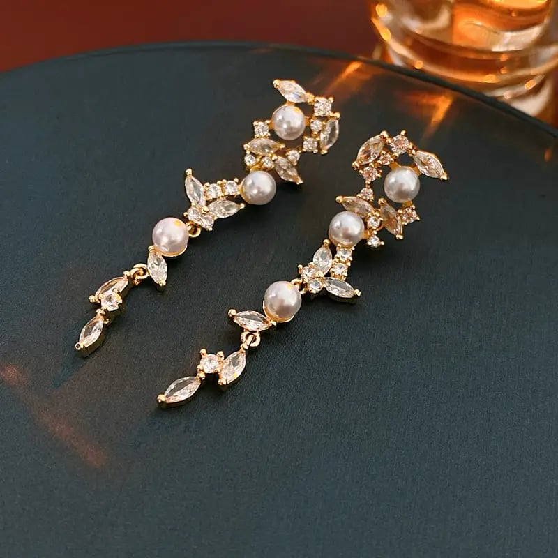 Pearl Dangle Earrings
