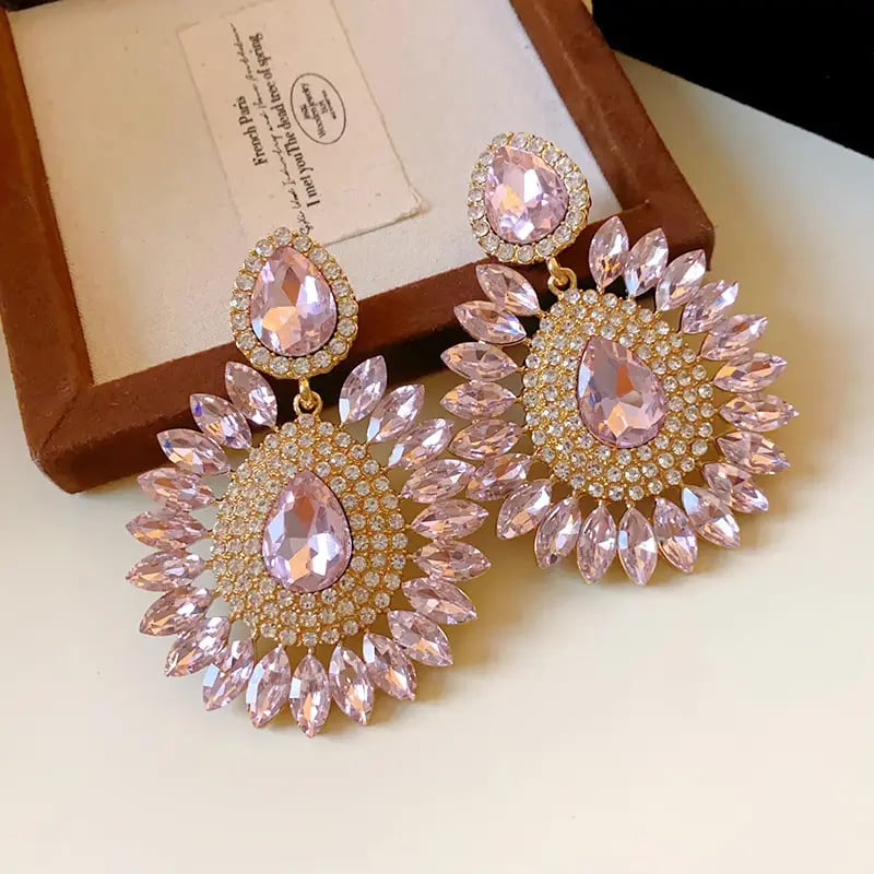 Crystal Dangle Earrings
