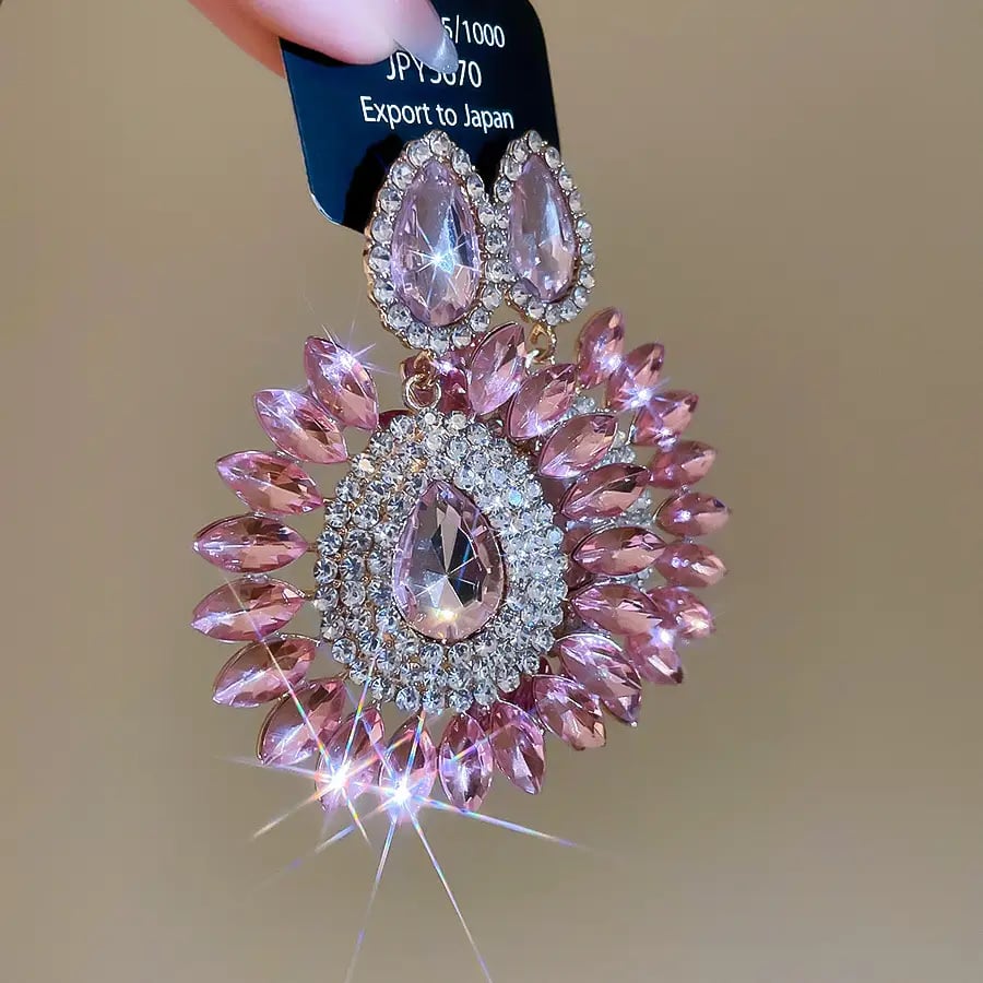 Crystal Dangle Earrings