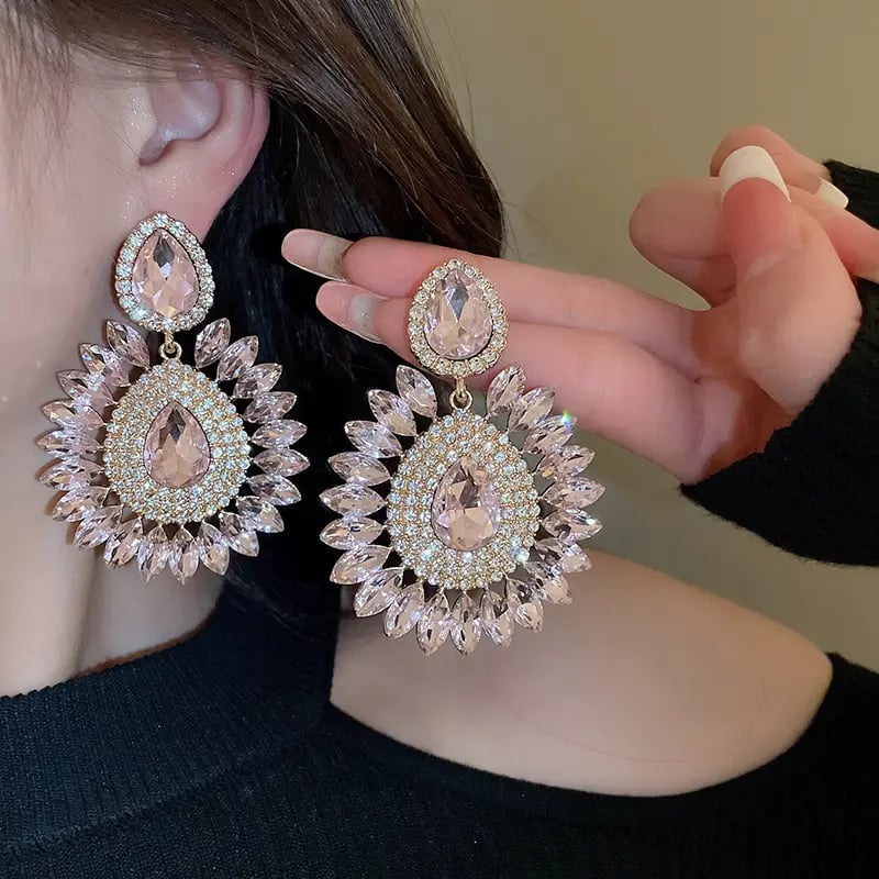 Crystal Dangle Earrings