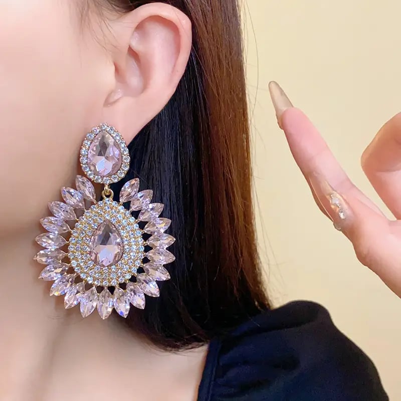 Crystal Dangle Earrings