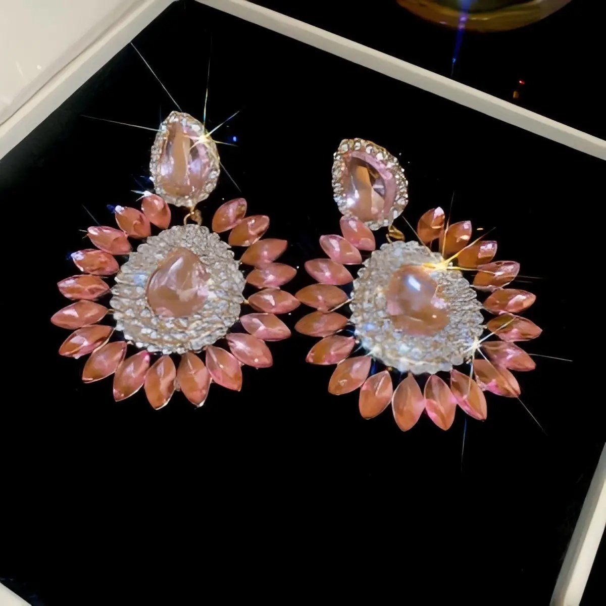 Crystal Dangle Earrings