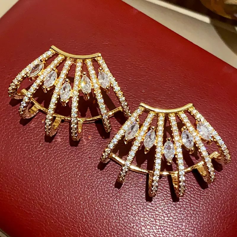 Layered Cuff Earrings