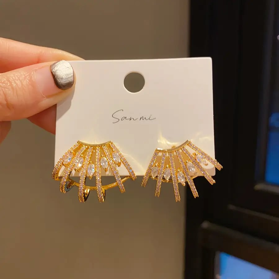 Layered Cuff Earrings