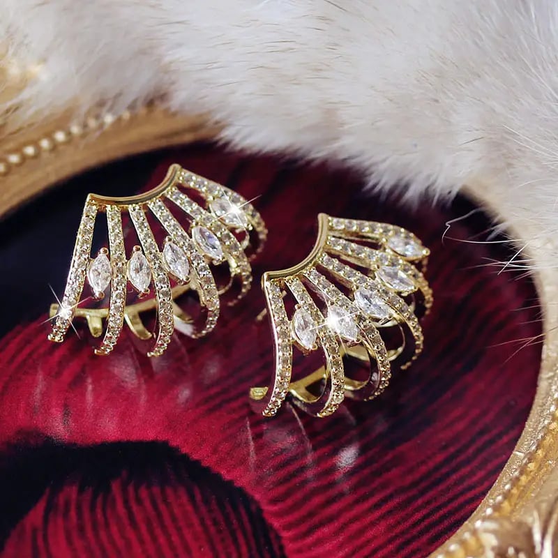 Layered Cuff Earrings
