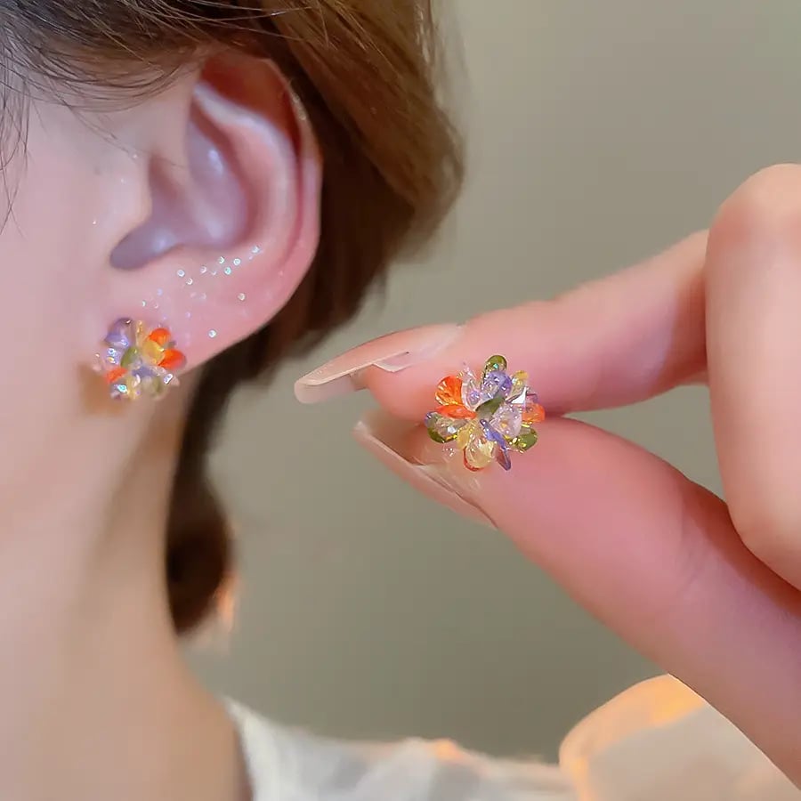 Flower Stud Earrings
