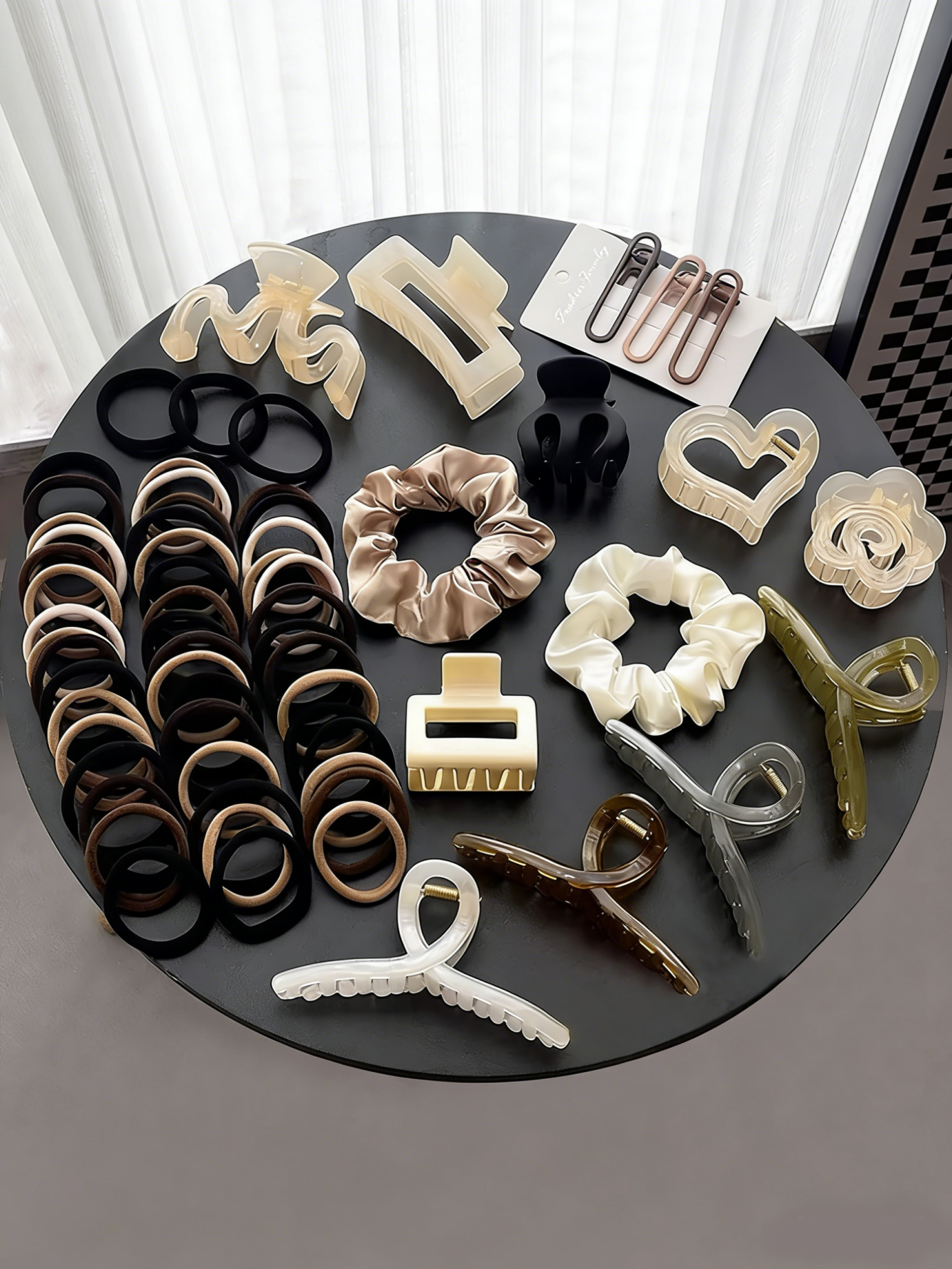 Set of 65 - Hair Ties and Claws