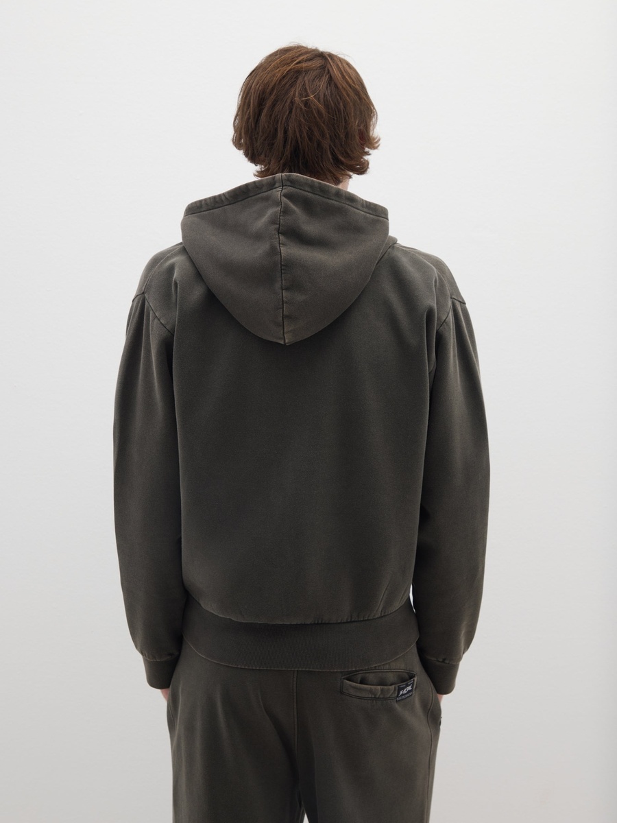 Men Grey Cotton Blend Sweatshirt