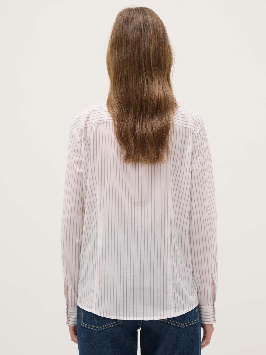 White Striped Long Sleeve Shirt