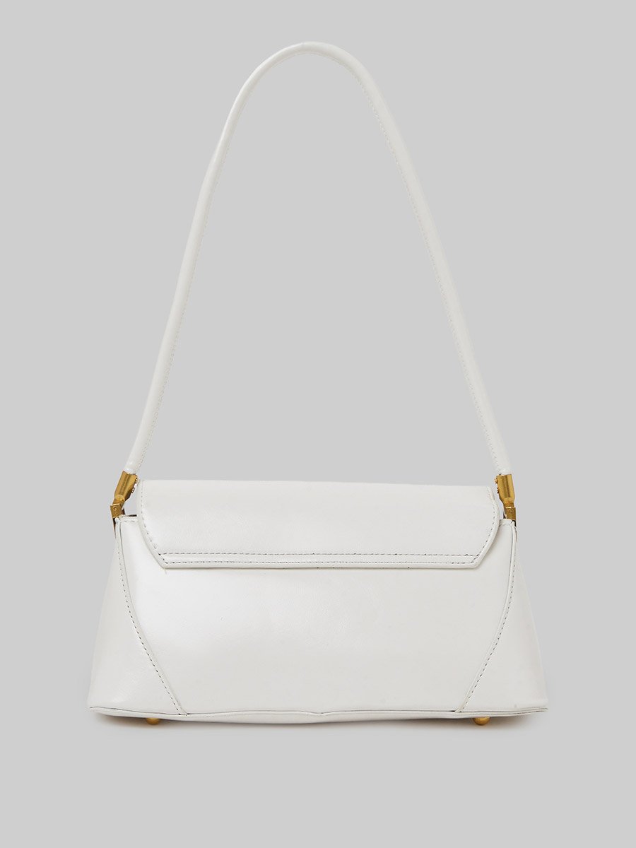 Flap Shoulder Bag with Push-Lock