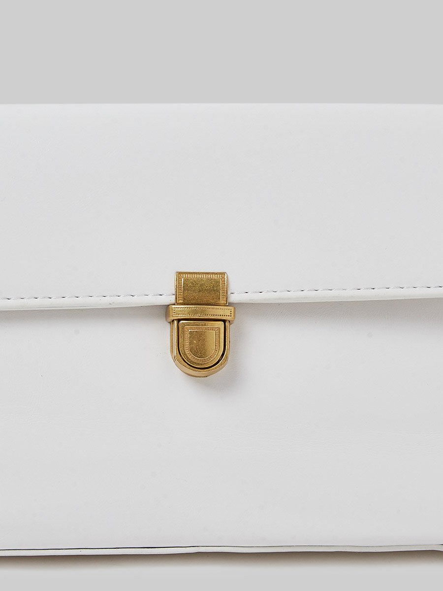 Flap Shoulder Bag with Push-Lock