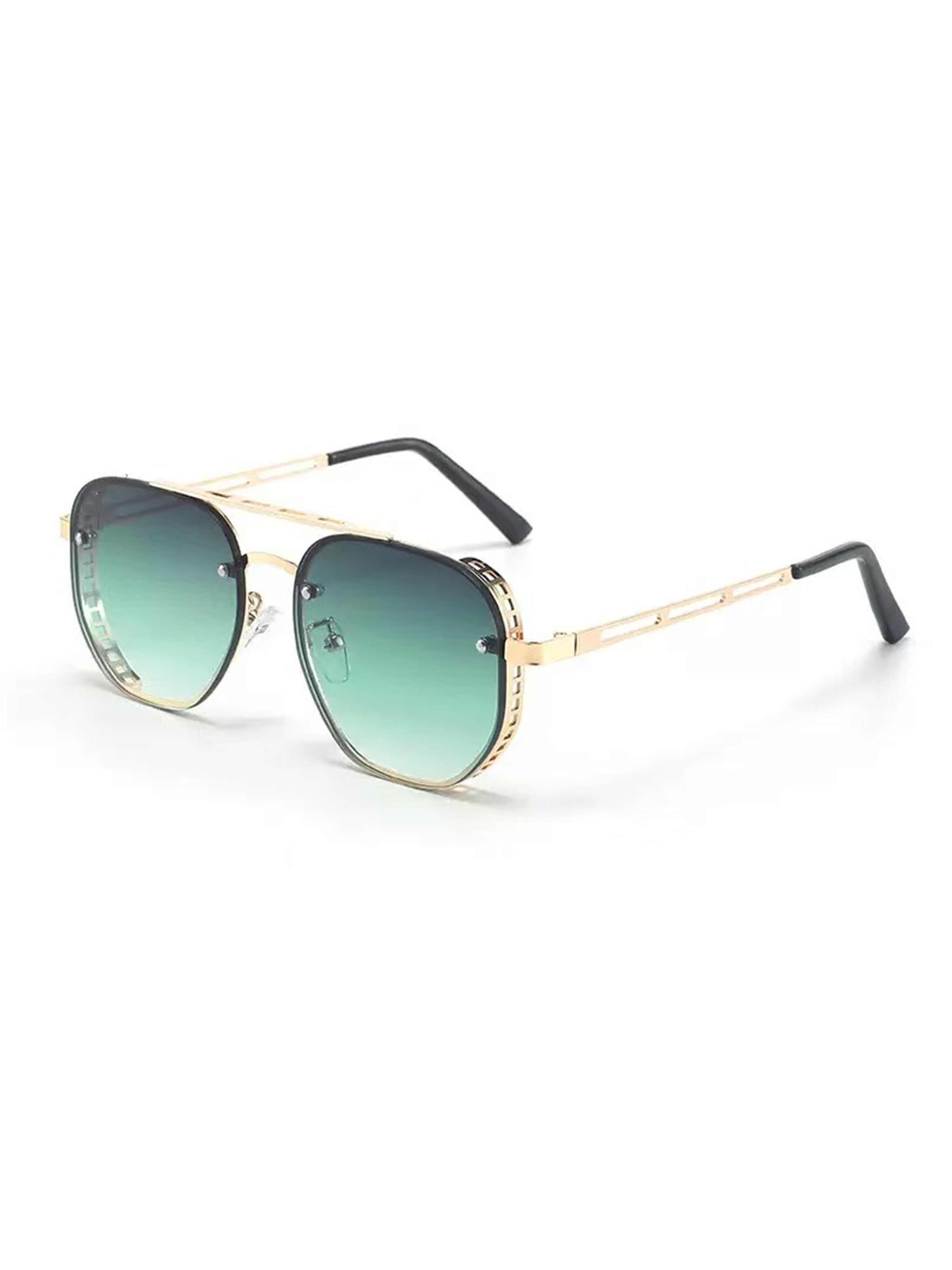 Gold Aviator Sunglasses