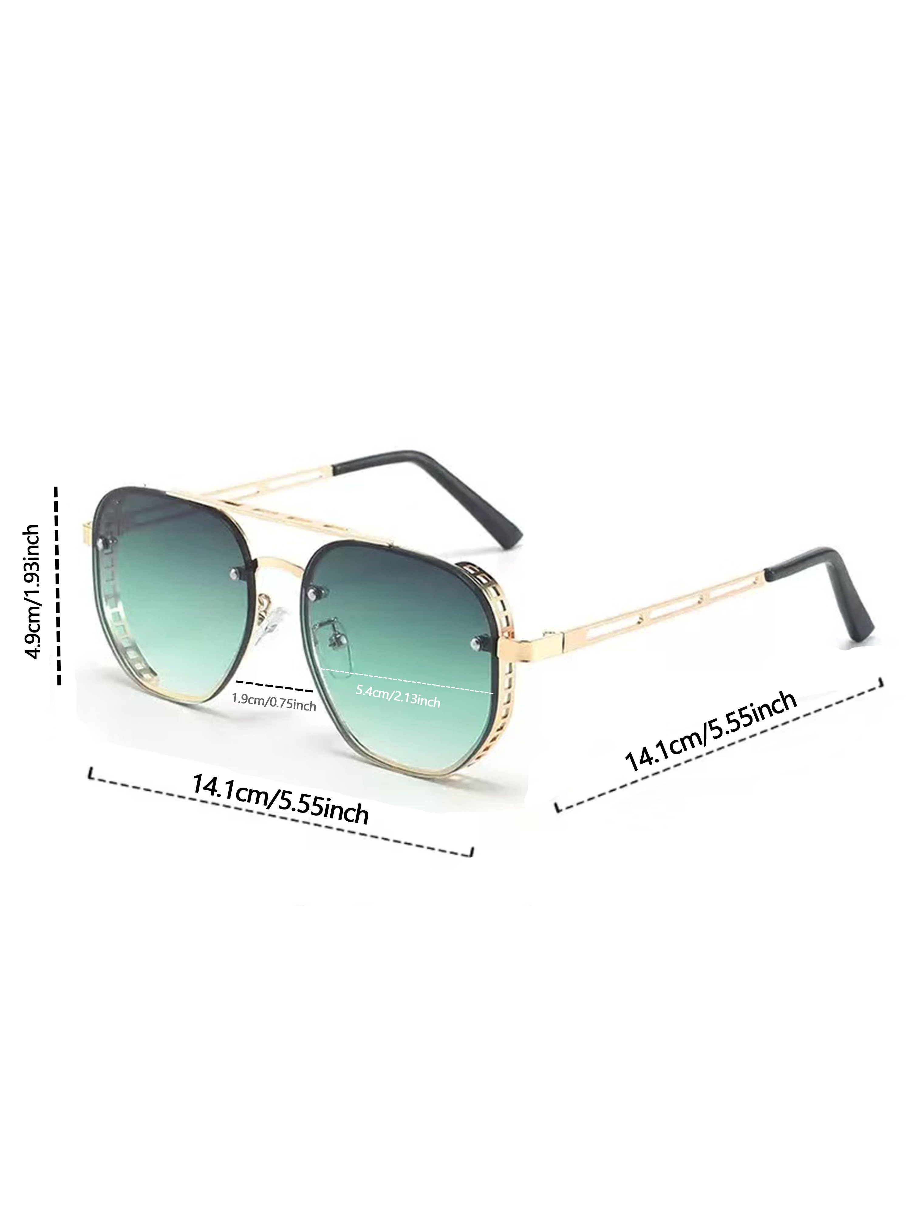 Gold Aviator Sunglasses