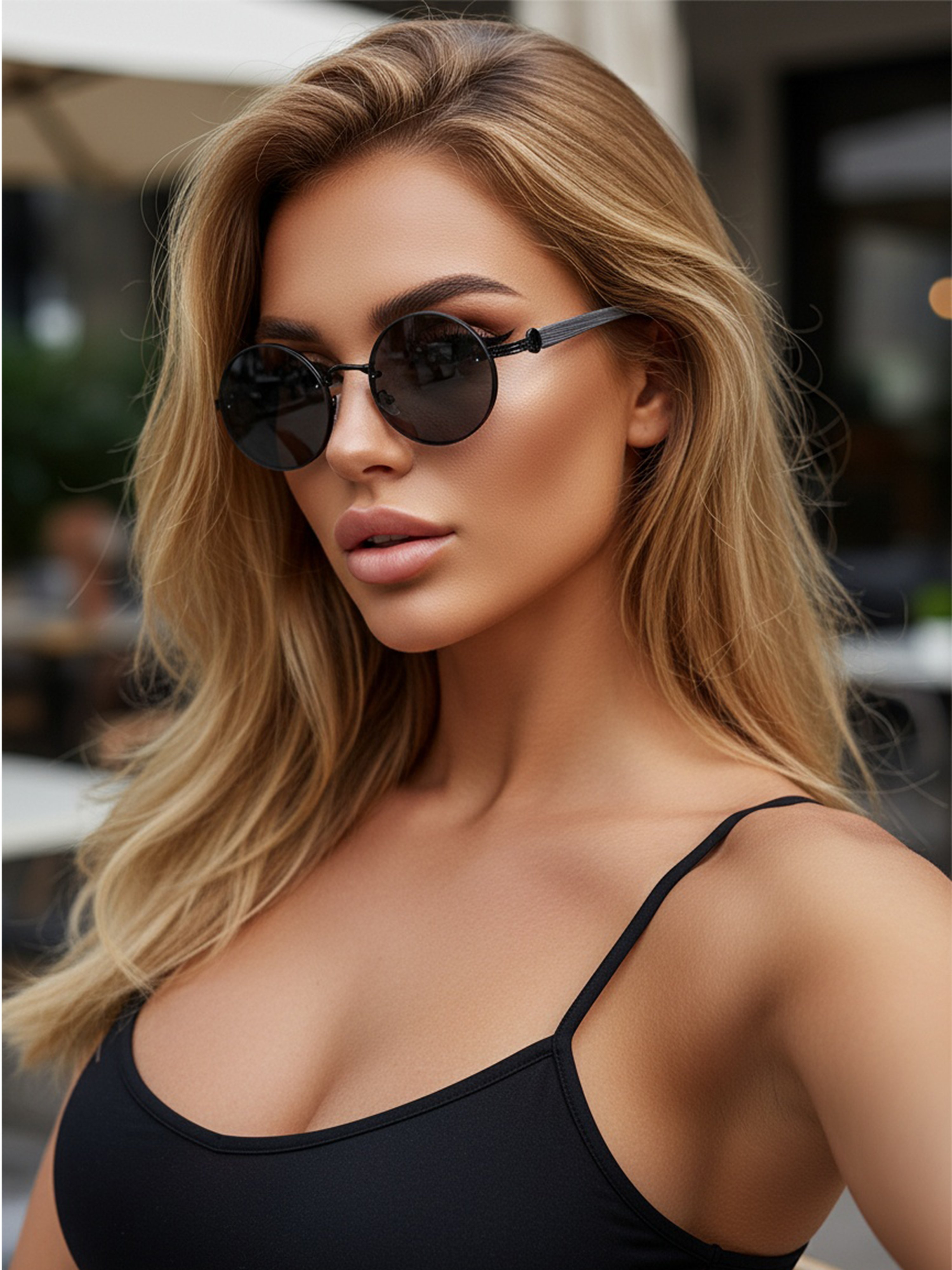 نظارة شمسية دائرية كلاسيكية
